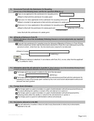 Form P21 Submission for Resealing - British Columbia, Canada, Page 3