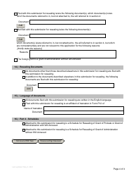 Form P21 Submission for Resealing - British Columbia, Canada, Page 4