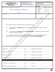 Document preview: Reconcimiento Del Cumplimiento De La Setnencia - Consulta - Massachusetts (Spanish)