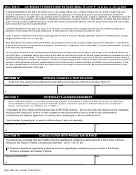 Form TC0031 Tender of Plea or Admission and Waiver of Rights - Massachusetts, Page 2