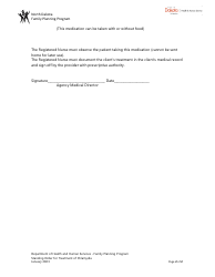Standing Order for Treatment of Chlamydia - North Dakota, Page 2