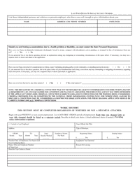Form 3A Application for Examination - Alabama, Page 2