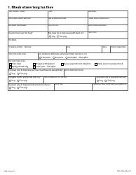 Form DHS-1958-HMN Application for Child Support Services - Minnesota (Hmong), Page 2