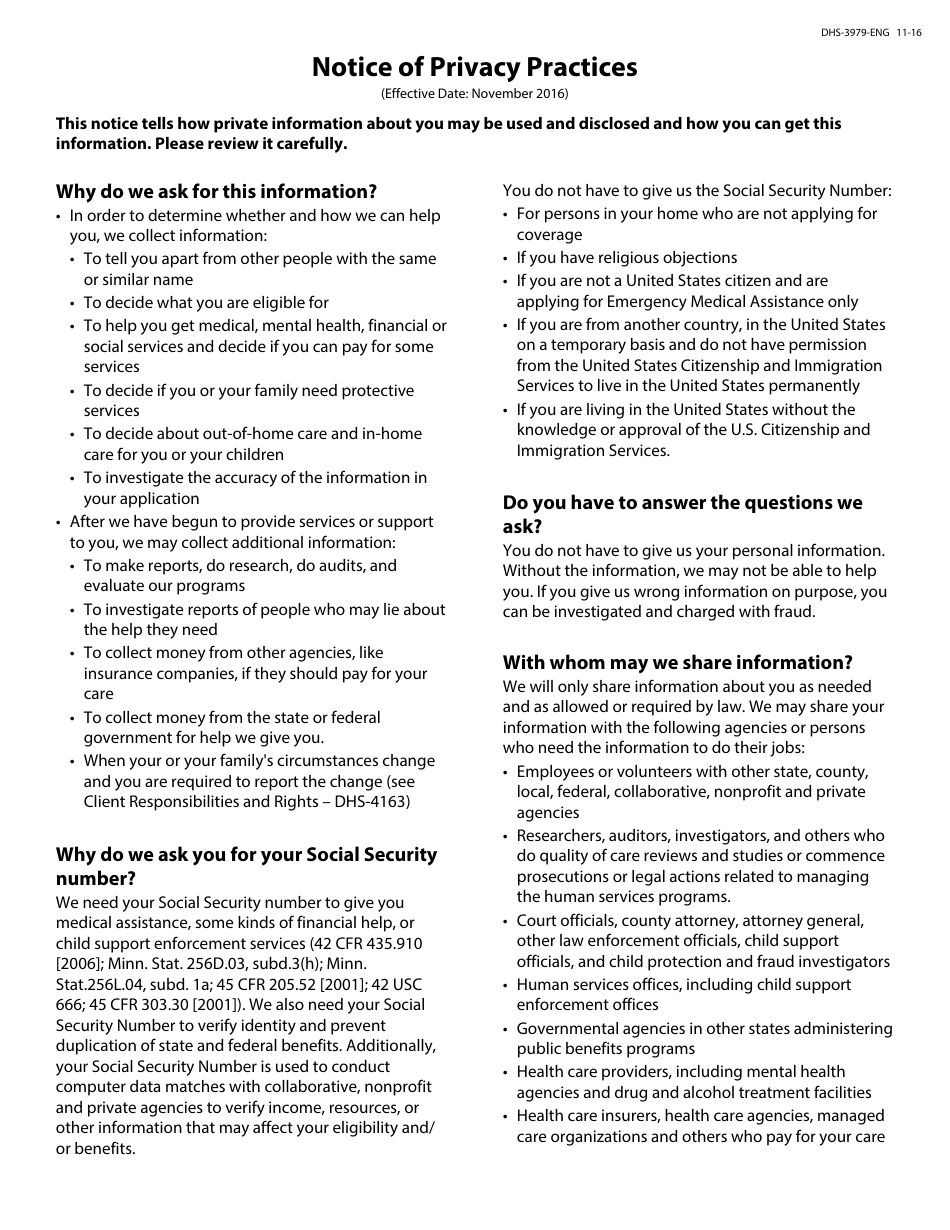 Form DHS-1958-ENG Application for Child Support Services - Minnesota, Page 12