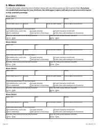 Form DHS-1958-ENG Application for Child Support Services - Minnesota, Page 6