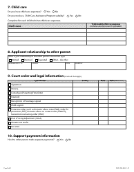 Form DHS-1958-ENG Application for Child Support Services - Minnesota, Page 8