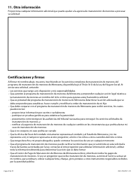 Formulario DHS-1958-SPA Solicitud De Servicios De Manutencion De Menores - Minnesota (Spanish), Page 9
