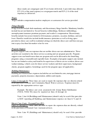 Instructions for Cost Survey - Alaska, Page 5