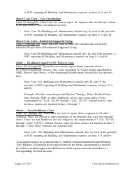 Instructions for Cost Survey - Alaska, Page 6