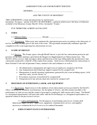 Form SO1019.01 Supplemental Law Enforcement Service Application - Monterey County, California, Page 2