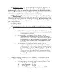 Form SO1019.01 Supplemental Law Enforcement Service Application - Monterey County, California, Page 3