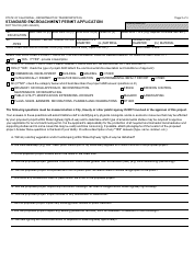 Form DOT TR-0100 Standard Encroachment Permit Application - California, Page 2