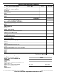 Form JD-1718 Statement of Income, Assets, Debts and Living Expenses - Wisconsin, Page 2