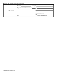 Form TS-624-003 Timeshare Company Registration Application - Washington, Page 3