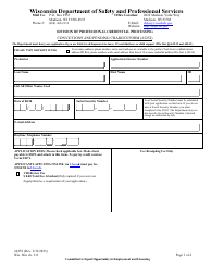 Form 2252 Convictions and Pending Charges Form - Wisconsin, Page 3