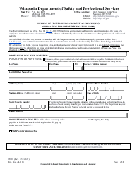 Form 3085 Application for Predetermination - Wisconsin, Page 3