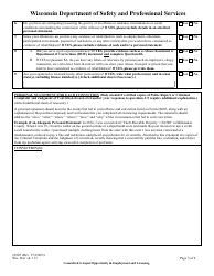 Form 3085 Application for Predetermination - Wisconsin, Page 5