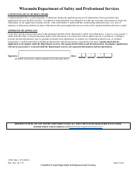 Form 3085 Application for Predetermination - Wisconsin, Page 6