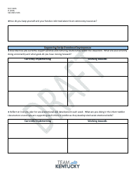 Form DOC-245A Kentucky Infant and Toddler Credential Candidate Self-assessment - Kentucky, Page 3