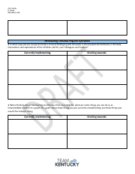 Form DOC-245A Kentucky Infant and Toddler Credential Candidate Self-assessment - Kentucky, Page 4