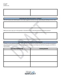 Form DOC-245A Kentucky Infant and Toddler Credential Candidate Self-assessment - Kentucky, Page 5
