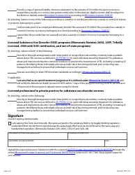 Form DHS-3491-ENG Behavioral Health Fund (Bhf) Provider Assurance Statement - Minnesota Health Care Programs (Mhcp) - Minnesota, Page 2