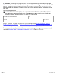 Form DHS-7120D-ENG Early Intensive Developmental and Behavioral Intervention (Eidbi) Level I Provider Assurance Statement - Minnesota Health Care Programs (Mhcp) - Minnesota, Page 3