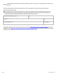 Form DHS-6189AA-ENG Adult Day Services Provider Assurance Statement - Minnesota Health Care Programs (Mhcp) - Minnesota, Page 2