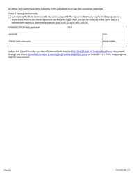 Form DHS-6189Y-ENG Waiver Transportation Provider Assurance Statement - Minnesota Health Care Programs (Mhcp) - Minnesota, Page 2