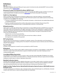 Form DHS-4049-ENG Billing Intermediaries, Clearinghouses and Edi Trading Partners Provider Enrollment Application - Minnesota Health Care Programs (Mhcp) - Minnesota, Page 4
