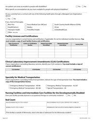 Form DHS-4016A-ENG Organization - Provider Enrollment Application - Minnesota Health Care Programs (Mhcp) - Minnesota, Page 5