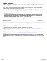 Form DHS-8018-ENG Housing Stabilization Services - Provider Enrollment Application - Minnesota Health Care Programs (Mhcp) - Minnesota, Page 6