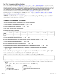 Form DHS-4015-ENG Home and Community Based Services (Hcbs) - Provider Enrollment Application - Minnesota Health Care Programs (Mhcp) - Minnesota, Page 5
