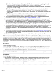 Form DHS-5550-ENG Provider Entity Sale or Transfer Addendum - Minnesota Health Care Programs (Mhcp) - Minnesota, Page 2