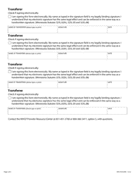 Form DHS-5550-ENG Provider Entity Sale or Transfer Addendum - Minnesota Health Care Programs (Mhcp) - Minnesota, Page 3