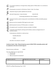 Tefap Food Bank Monitoring Form - Minnesota, Page 3