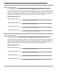 Water System Bacteriological Sampling Plan - Apline County, California, Page 2