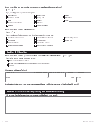 Form DHS-6126B-ENG State Medical Review Team (Smrt) Children&#039;s Continuing Disability Review Worksheet - Minnesota, Page 3