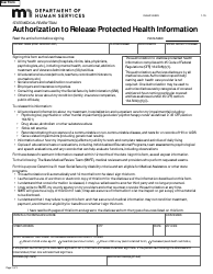 Document preview: Form DHS-6124-ENG State Medical Review Team Authorization to Release Protected Health Information - Minnesota