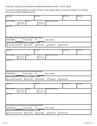 Form DHS-3883-ENG Education and Work History - Minnesota, Page 2