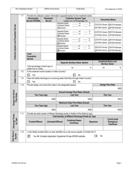 DEC Form NY-2A Application for Spdes Permit to Discharge Wastewater New and Existing Publicly Owned Treatment Works - New York, Page 14