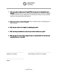 Parole Interview Questionnaire - Oklahoma, Page 8