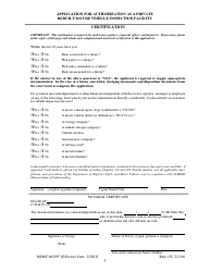 Form HSMV82997 Application for Authorization as a Private Rebuilt Motor Vehicle Inspection Facility - Florida, Page 5