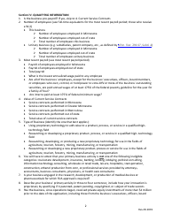 Instructions for Qualified Small Business Certification Application - Angel Tax Credit Program - Minnesota, Page 2