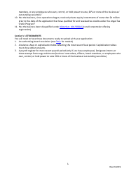 Instructions for Qualified Small Business Certification Application - Angel Tax Credit Program - Minnesota, Page 3