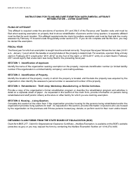 Form BOE-267-R Welfare Exemption Supplemental Affidavit, Rehabilitation - Living Quarters - Santa Cruz County, California, Page 3