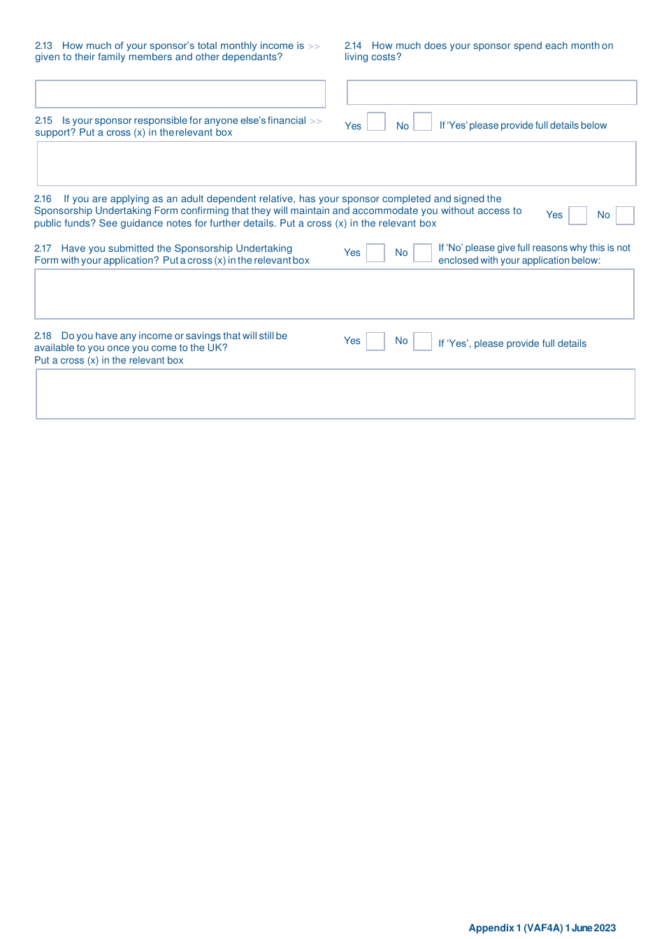 Form VAF4A Appendix 1 Download Printable PDF Or Fill Online Family Settlement Application form-vaf4a-appendix-1-download-printable-pdf-or-fill-online-family-settlement-application
