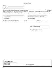 Utilization Review/Private Review Agent Request for Exemption of Licensure - South Carolina, Page 2