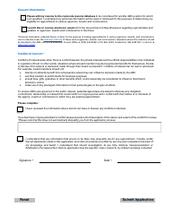 Application Form - New Brunswick, Canada, Page 4