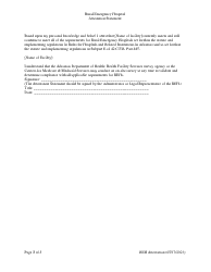 Rural Emergency Hospital Attestation Statement - Arkansas, Page 3